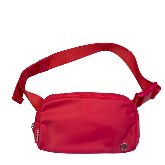 lululemon Everywhere Belt Bag Lip Gloss Pink Nylon Crossbody Y2K Sport Gorpcore - Picture 2 of 15